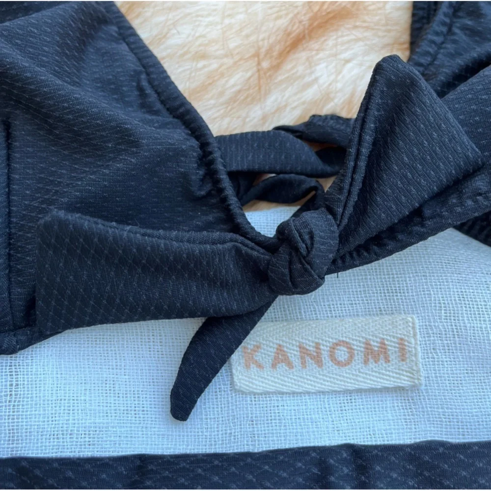 KANOMI Bikini 👙 Tie back bow front Top bottom matching set SzM sexy high waist